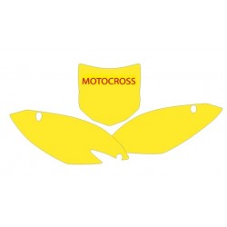 Blackbird Komplet Naklejek (Oklein) Pod Numery Startowe Kawasaki Kxf 450 '09-'11 -