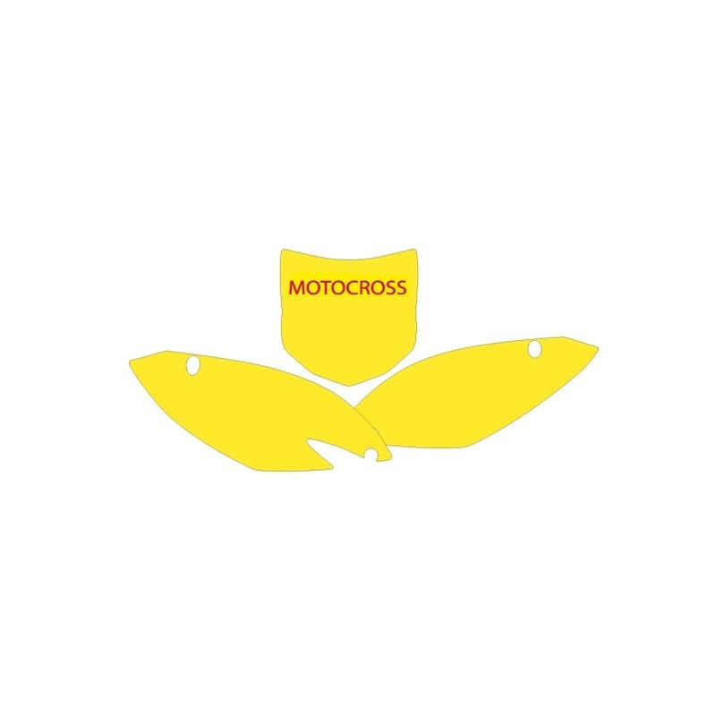 Blackbird Komplet Naklejek (Oklein) Pod Numery Startowe Kawasaki Kxf 450 '09-'11 -
