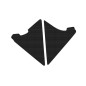 Blackbird Komplet Naklejek (Oklein) Na Puszkę Filtra Suzuki Rm 125/250 '96-'00 (Carbon Look) -