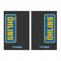 Blackbird Komplet Naklejek (Oklein) Na Teleskopy Ohlins-Carbon 2 Szt.