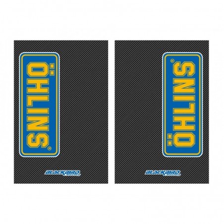 Blackbird Komplet Naklejek (Oklein) Na Teleskopy Ohlins-Carbon 2 Szt.