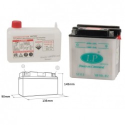 Landport Akumulator Yb10L-B2 12V 11Ah 136X91X146 Obsługowy - Elektrolit Osobno (4) Ue2019/1148