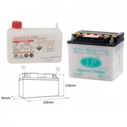 Landport Akumulator Yb7C-A 12V 8Ah 130X90X114 Yamaha Tw125 Obsługowy - Elektrolit Osobno (4) Ue2019/1148