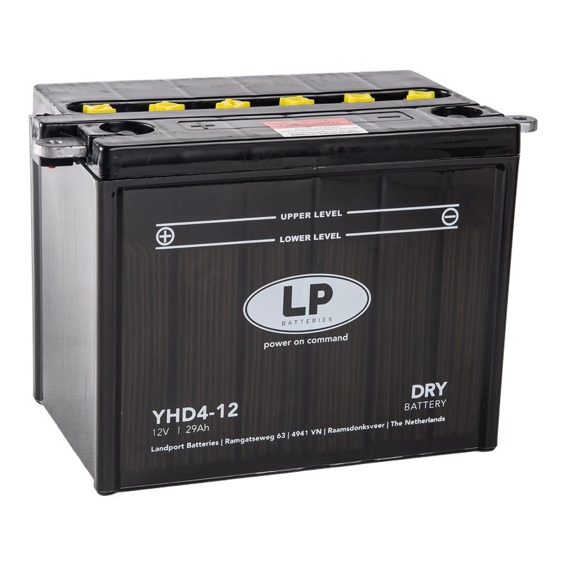 Landport Akumulator Yhd4-12 12V 29Ah (Cca A/En 280) 205X132X165 Obsługowy - Elektrolit Osobno (4) Ue2019/1148