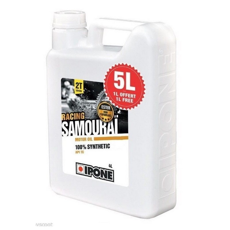 Ipone Samourai Racing 2T Olej Do Mieszanki 100% Syntetyk 5L Ester - 4+1 (Ip949) (Akc) (4)