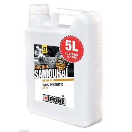 Ipone Samourai Racing 2T Olej Do Mieszanki 100% Syntetyk 5L Ester - 4+1 (Ip949) (Akc) (4)