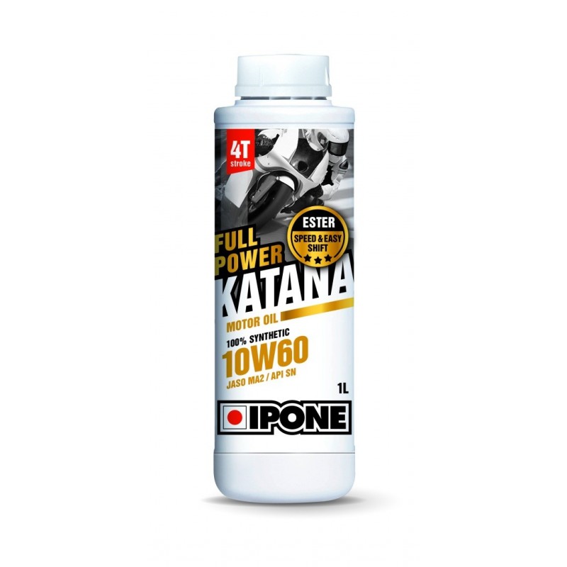 Ipone Full Power Katana 10W60 Olej Silnikowy 100% Syntetyk 1L (Ester, Ma2) (Akc) (15)