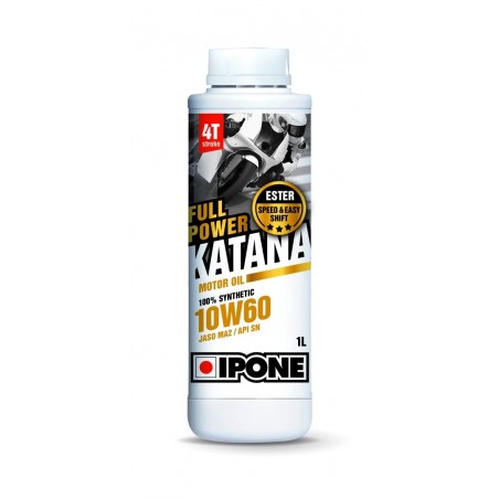 Ipone Full Power Katana 10W60 Olej Silnikowy 100% Syntetyk 1L (Ester, Ma2) (Akc) (15)