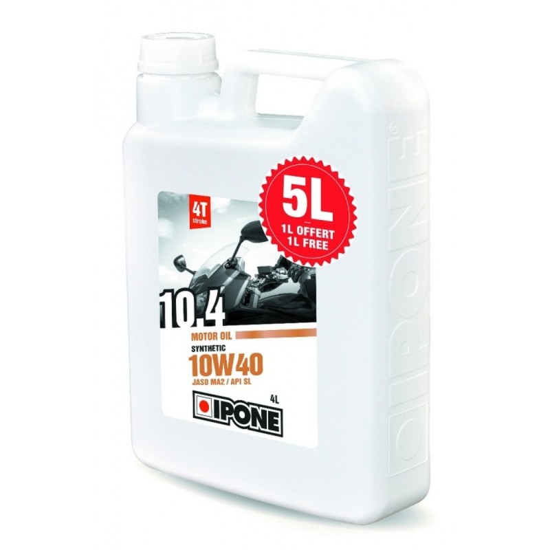 Ipone 10.4 10W40 Olej Silnikowy Semisyntetyk 5L (Ma2) - 4+1 (Akc) (4)