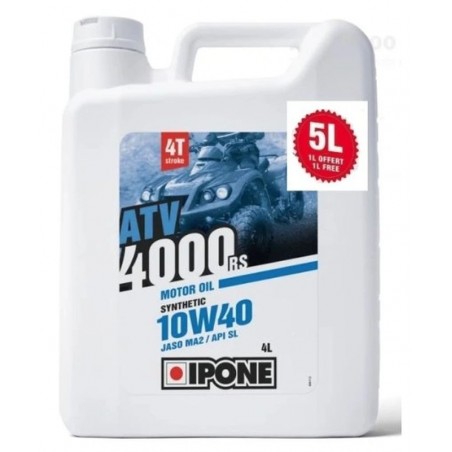 Ipone Atv 4000 Rs 10W40 Olej Silnikowy Semisyntetyk 5L - 4+1 (Akc) (4)