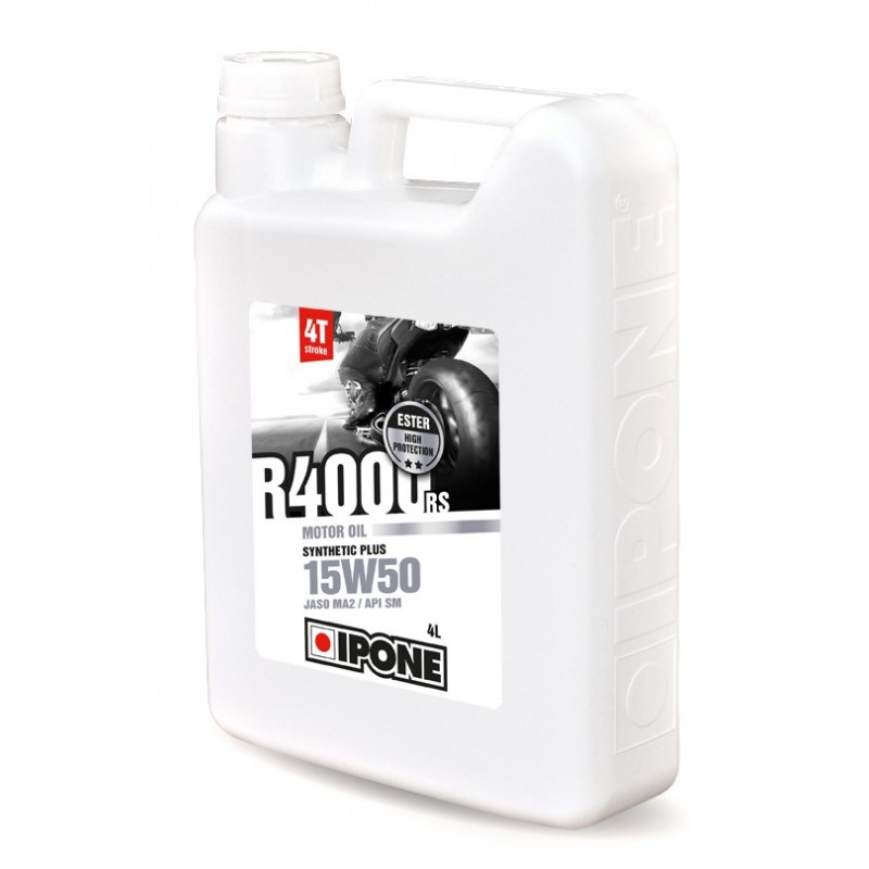 Ipone R4000 Rs 15W50 Olej Silnikowy Semisyntetyk 4L (Ester, Ma2) (Akc) (6)