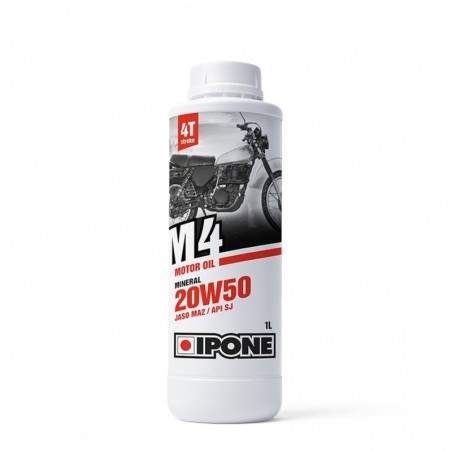 Ipone M4 20W50 Olej Silnikowy Mineralny 1L (Jaso Ma2, Api Sj) (Akc) (15)