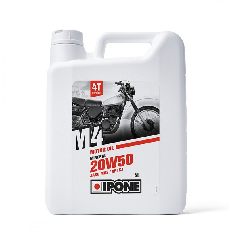 Ipone M4 20W50 Olej Silnikowy Mineralny 4L (Jaso Ma2, Api Sj) (Akc) (6)