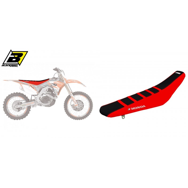 Blackbird Pokrowiec/Poszycie Na Siedzenie Honda Crf 250R '18-'21, Crf 450R '17-'20, Crf 450X '17-'22 Zebra Kolor Czerwony/Czarny