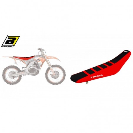 Blackbird Pokrowiec/Poszycie Na Siedzenie Honda Crf 250R '18-'21, Crf 450R '17-'20, Crf 450X '17-'22 Zebra Kolor Czerwony/Czarny