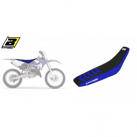 Blackbird Pokrowiec/Poszycie Na Siedzenie Yamaha Yz 125/250 '02-'21, Double Grip 3, Kolor Niebieski+Czarny