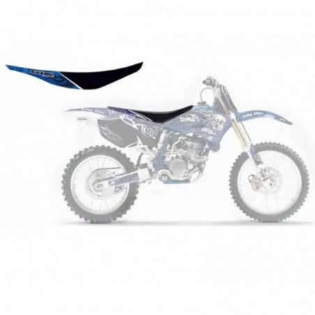 Blackbird Pokrowiec/Poszycie Na Siedzenie Yamaha Yzf 250 '10-'13 Tribal Skull 2 Kolor Czarny/ Niebieski