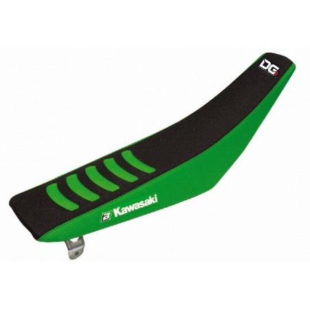 Blackbird Pokrowiec/Poszycie Na Siedzenie Kawasaki Kxf 250 '09-'12, Kxf 450 '09-'11 Double Grip 3, Kolor Czarny/Zielony