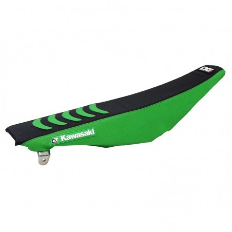 Blackbird Pokrowiec/Poszycie Na Siedzenie Kawasaki Kxf 250 '13-'18, 450 '12-'19 Double Grip 3, Kolor Czarny/Zielony