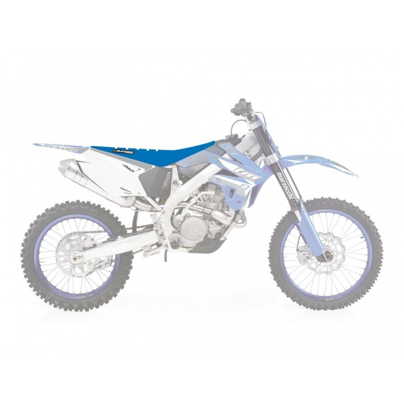 Blackbird Pokrowiec/Poszycie Na Siedzenie Tm 2T+4T '08-'14 Zebra Kolor Niebieski