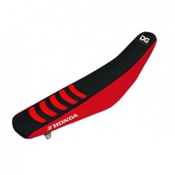 Blackbird Pokrowiec/Poszycie Na Siedzenie Honda Crf 250 '22-'23 Crf 450 '21-'22 Double Grip 3 Kolor Czerwony/Czarny