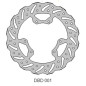 Delta Braking Tarcza Hamulcowa Przód Honda Cr 125 '95-07, 250 '95-01, Crf 250 '04-14, Crf 450 '02-14 Wave