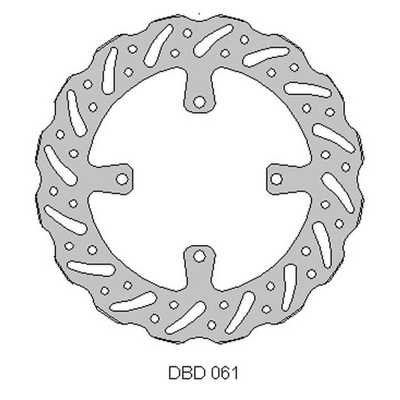 Delta Braking Tarcza Hamulcowa Przód Kawasaki Kx 250 '15-21, Kx 450 '15-21, Wave (270X109,5X4Mm) (4X9,5Mm) (Ng1151)