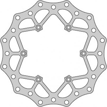 Delta Braking Tarcza Hamulcowa Przód Ktm 2T/4T '91-21, Husaberg, Husqvarna, Gas-Gas '21, Wave Ultra Light
