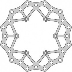 Delta Braking Tarcza Hamulcowa Przód Suzuki Rm 125 '88-10, Rm 250 '88-10, Drz 250 '01-07, Yamaha Yz 125 '01-16