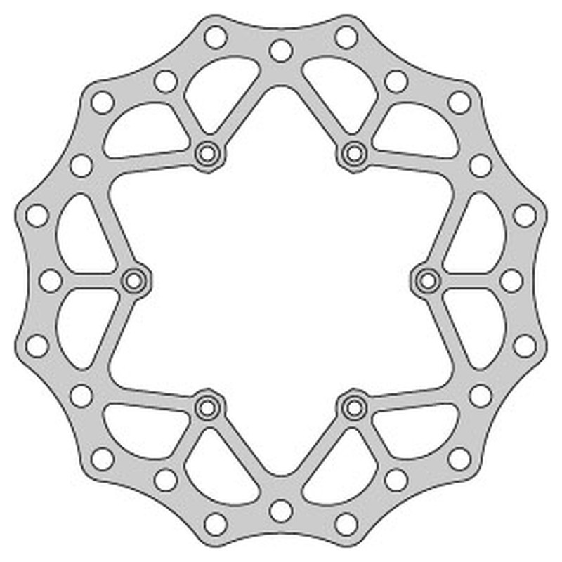 Delta Braking Tarcza Hamulcowa Przód Suzuki Rm 125 '88-10, Rm 250 '88-10, Drz 250 '01-07, Yamaha Yz 125 '01-16
