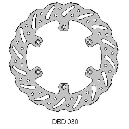 Delta Braking Tarcza Hamulcowa Przód Yamaha Wr 125 '92-00, Yz 125 '90-00,Wr/Yz 250 '90-00, Wrf/Yzf 400/426 '98-00, Wave