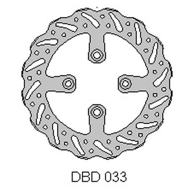 Delta Braking Tarcza Hamulcowa Tył Gas-Gas 65Mc '21, Ktm Sx65 '04-21, Wave (160X45X3Mm) (4X6,5Mm) (Ng1026)