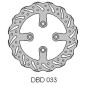 Delta Braking Tarcza Hamulcowa Tył Gas-Gas 65Mc '21, Ktm Sx65 '04-21, Wave (160X45X3Mm) (4X6,5Mm) (Ng1026)