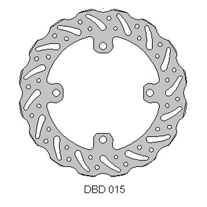 Delta Braking Tarcza Hamulcowa Tył Kawasaki Kx 125 '03-08, Kx 250 '03-18, 21, Kx 450 '06-18, 21, Klx 450 '07-21, Kxe 450'10-20