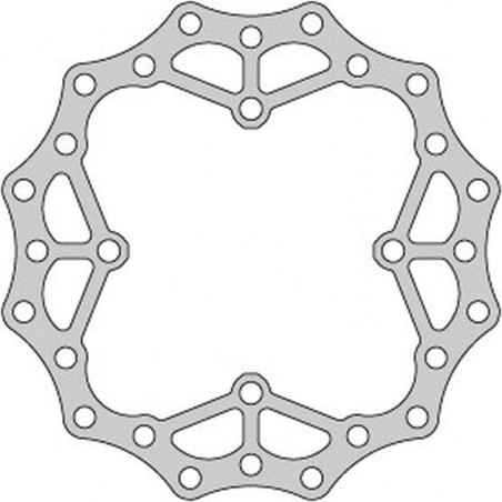 Delta Braking Tarcza Hamulcowa Tył Kawasaki Kx 125 '03-08, Kx 250 '03-18, 21, Kx 450 '06-18, 21, Klx 450 '07-21, Kxe 450'10-20