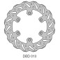 Delta Braking Tarcza Hamulcowa Tył Kawasaki Kx 125 '89-'02, Kx 250 '89-02, Wave (220X100X4Mm) (6X6,5Mm) (Ng138)