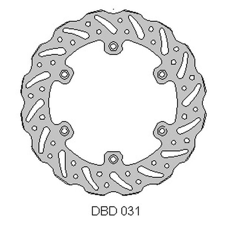 Delta Braking Tarcza Hamulcowa Tył Yamaha Wr 125 '92-00, Yz 125 '90-00,Wr/Yz 250 '90-00, Wrf/Yzf 400/426 '98-00, Wave