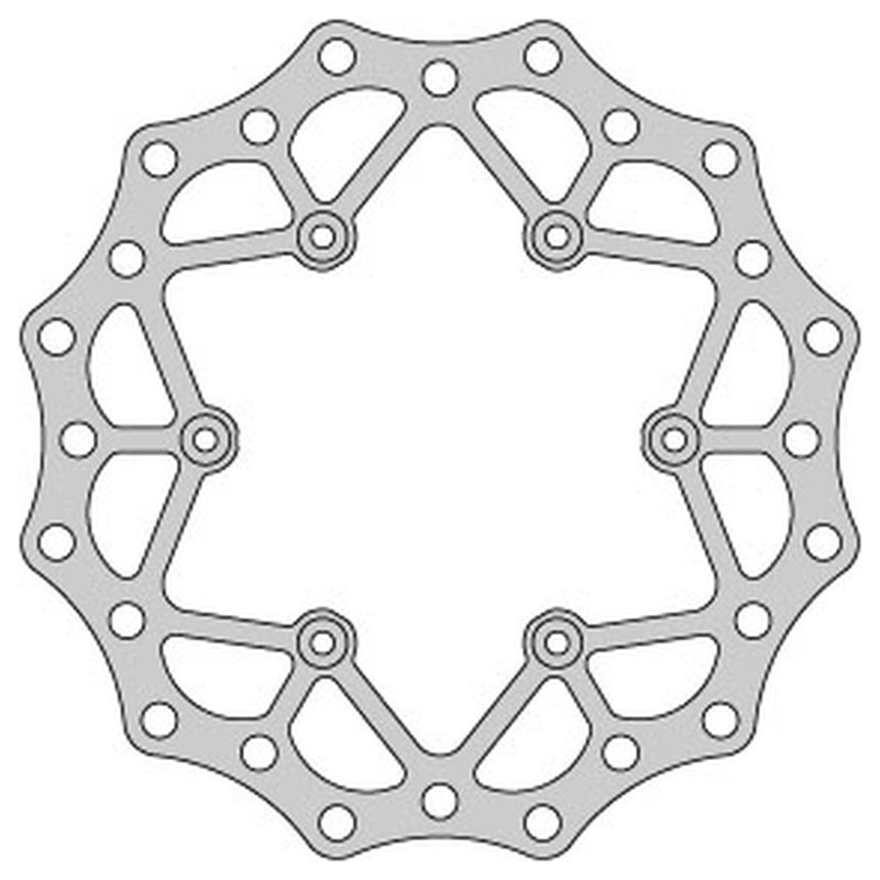 Delta Braking Tarcza Hamulcowa Tył Yamaha Yz 125 '02-21, Wrf 250 '02-21, Wr 250 '02-07, Yz/Yzf 250 '02-21, Wrf/Yzf '02-21