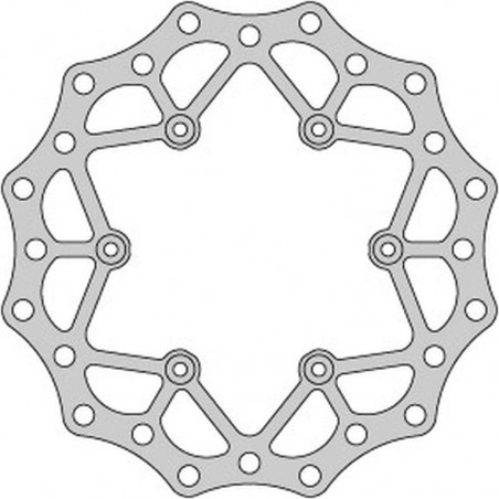 Delta Braking Tarcza Hamulcowa Tył Yamaha Yz 125 '02-21, Wrf 250 '02-21, Wr 250 '02-07, Yz/Yzf 250 '02-21, Wrf/Yzf '02-21