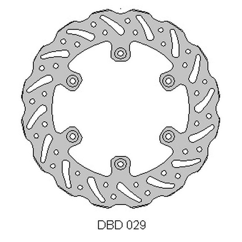 Delta Braking Tarcza Hamulcowa Tył Yamaha Yz/Wr 125 '98-01, Yz/Wr 250 '98-'01, Yzf/Wrf 400/426 '99-01, Wave