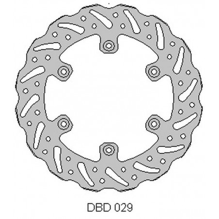 Delta Braking Tarcza Hamulcowa Tył Yamaha Yz/Wr 125 '98-01, Yz/Wr 250 '98-'01, Yzf/Wrf 400/426 '99-01, Wave
