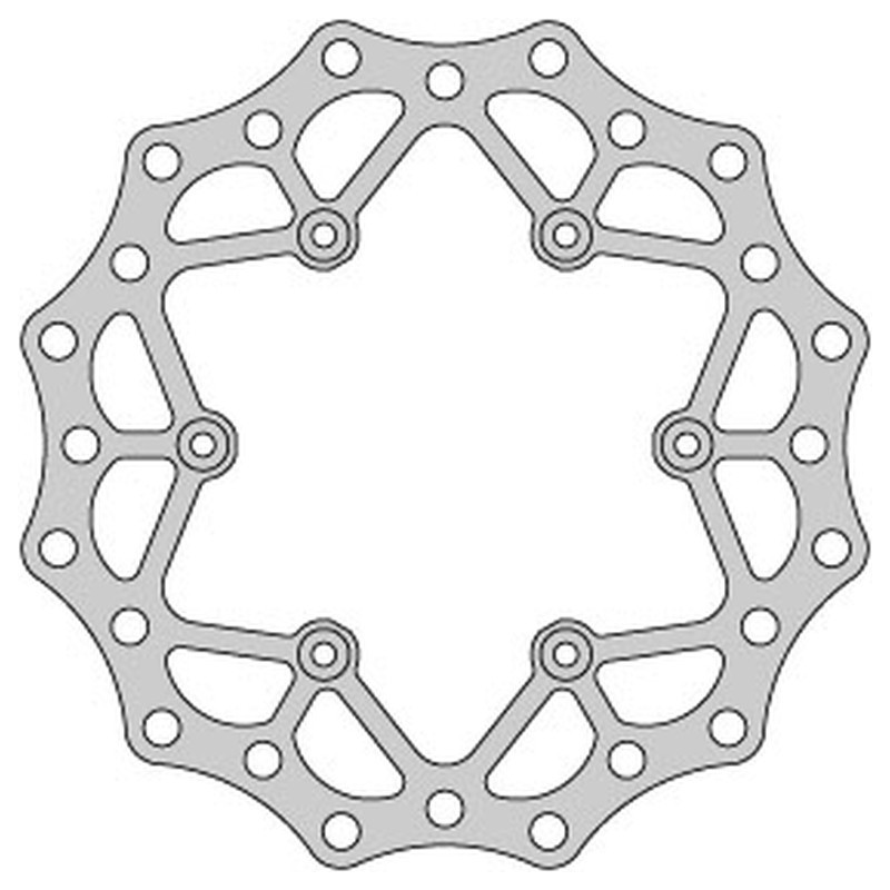 Delta Braking Tarcza Hamulcowa Tył Yamaha Yz/Wr 125 '98-01, Yz/Wr 250 '98-'01, Yzf/Wrf 400/426 '99-01, Wave Ultra Light