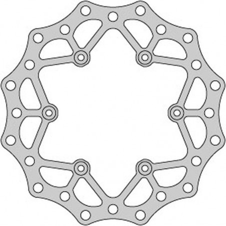 Delta Braking Tarcza Hamulcowa Tył Yamaha Yz/Wr 125 '98-01, Yz/Wr 250 '98-'01, Yzf/Wrf 400/426 '99-01, Wave Ultra Light