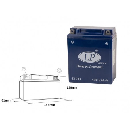 Landport Akumulator Żelowy Gb12Al-A Bezobsługowy - Zalany (20)