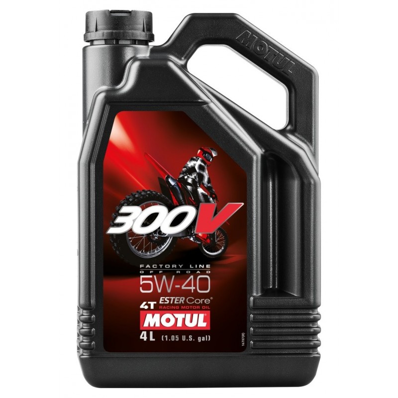 Motul Olej Silnik 300V 4T Fl Road Racing 5W40 4L (Syntetyczny)