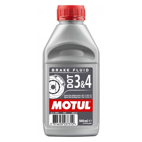 Motul Płyn Hamulcowy Dot3 & Dot4 0,5L (Syntetyczny)