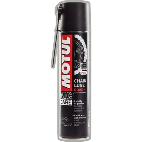 Motul C2+ Chain Lube Road Plus 400Ml Smar Do ŁańCucha (Biały)