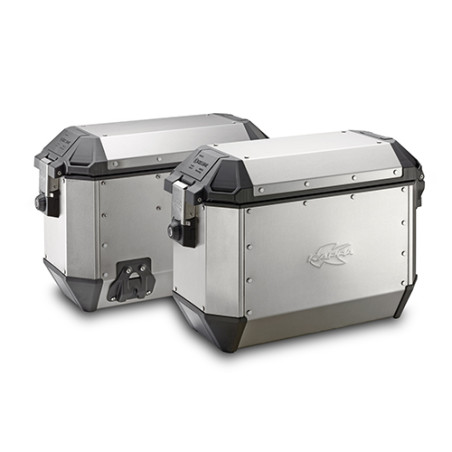 Kappa Kufry Boczne 36L Monokey Kms K'Mission Aluminiowe (Para - 2 Szt)