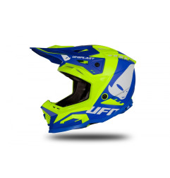 Kask UFO Echus Cross Niebieski/Żółty Fluo - Kolekcja 2024