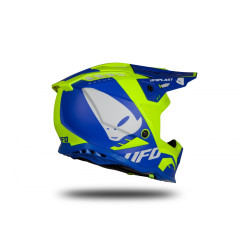 Kask UFO Echus Cross Niebieski/Żółty Fluo - Kolekcja 2024